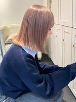 ベレーザ 渋谷神南(Beleza)&nbsp;7796マロンベージュフェザーショートレイヤー韓国風巻きボブ