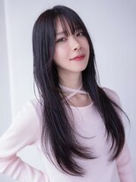 イルハバナ 渋谷(ill HAVANA) 20代30代大人かわいい/斜めバング/シルキーベージュ/前髪/くびれ