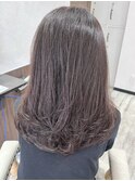 レイヤーカットアディクシーカラーオリーブグレージュ韓国風堺東