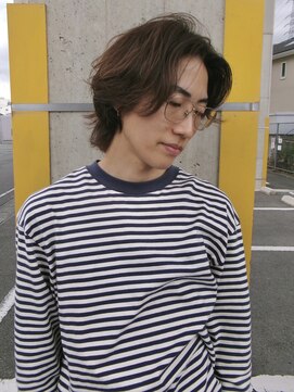 リオールバイニアウ(RE:ALL by Niau) メンズボブメンズミディアムスパイラルパーマニュアンスパーマ