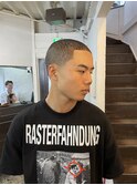 MEN’S HAIR/ブルーブラック/フェザーパーマ/心斎橋