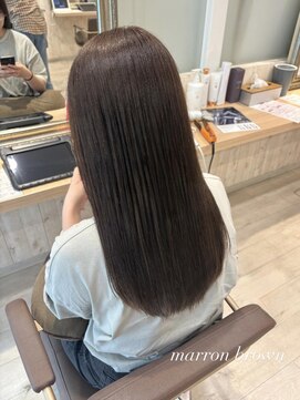 シュガー 仙台宮城野区(&Sugar) 透明感アップ~マロンブラウンカラー~