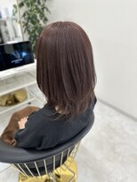 ヘアーメイク クーラ 行橋店(Hair make CURA)&nbsp;髪質改善カラーうる艶トリートメント外ハネくびれボブ