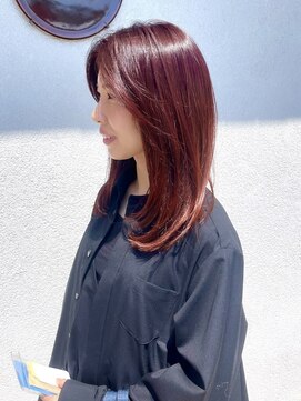 ミッケ(mikke) ブリーチなしピンクカラー