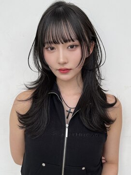 ロンドイディールバンダイ 新潟万代(Lond ideal) ハッシュカット×グレーブラック