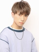 キビト(kibito)&nbsp;メンズマッシュ刈り上げ/ミルクティーカラー/ブリーチ/大西真人