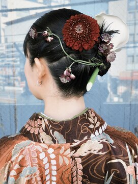 ボコカ(bococa) 【macana指名】卒業式ヘアセット生花ヘアアレンジ袴着付け