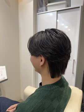 ルースト 京都河原町店(ROOST) ナチュラルフェザーショートニュアンスパーマ