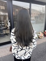 ウニュ(unu.)&nbsp;レイヤースタイル、オリーブブルージュ、髪質改善