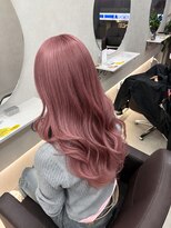 アン(Hair make un) ピンクベージュ/ミルクティー/ミルクティーベージュ/ブリーチ