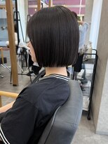 コク 千葉駅西口(COQU)&nbsp;タッセルボブ/切りっぱなしボブ/千葉【積田佳奈】