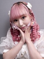 レボル(REVOL)&nbsp;編み垂らしハートツインヘアセットヘアメイク推し活推しカラー