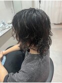 ミディアムボブパーマ