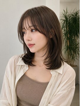 フォト イケブクロ(foto IKEBUKURO) 結べる小顔ミディアムレイヤー/大人可愛いミディアム/池袋