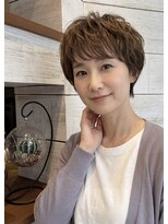 アンパサンド桜台(ampersand) 30代パーマショートスタイル