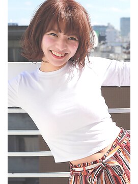 ラフィス ヘアー シュヴァル 熊本店(La fith hair cheval) 『lafith』ボブベース☆ゆるウェーブスタイル