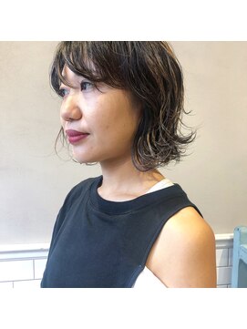 フェンヘアーアイス 中目黒(Fen.hair ici) ボブ ハイライト ブリーチ