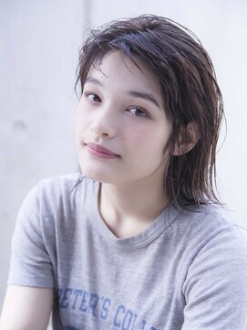 レニーバイエース(LANY by ACE) 【LANY 横浜】 大人かきあげショート×カーキアッシュ