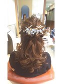 【neolive cino】華やかハーフアップヘアアレンジ☆