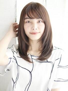 ナル 白山神社参道通り店(nalu) 大人可愛い内巻きレイヤースタイル