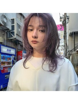 ミンクス 青山店(MINX) ウルフカットラベンダーアッシュ