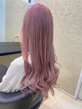 カーラ エクステンション(cara extension) ペールピンクのスーパーロング