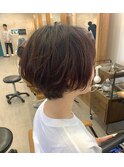 韓国スタイル/艶髪/ショートボブ/髪質改善縮毛矯正/香椎/千早