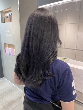 ヘアー ミッション 心斎橋店(hair Mission) ダークブルーグレージュ