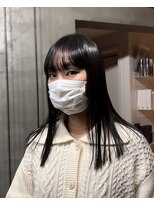 カーペディエム(Carpe Diem)&nbsp;プツっと前下がりロング　長堀橋×谷町六丁目