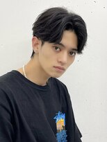 アーリー(Ali'i)&nbsp;ツーブロックマッシュウルフセンターパート韓国マッシュ波巻き