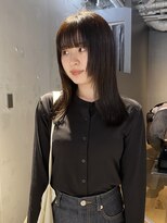 コフィー バイ メルト 吉祥寺(cofy by melt)&nbsp;【中澤彩乃】フルバング顔まわりレイヤーグレーベージュ透明感