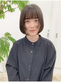 ステップカット×ボブ◎