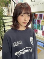 ゼスト 吉祥寺店(ZEST)&nbsp;【韓国ヘア】ブリーチなしチェリーレッド　吉祥寺青木桜