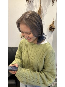 シルク(silk) 裾カラー