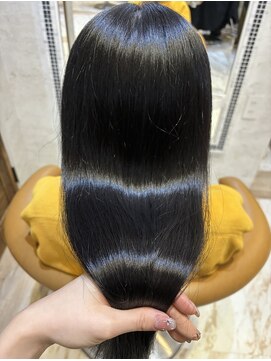 ロンドローズ 名古屋(Lond damaskRose) ブリーチ 学割 オリーブベージュ レイヤーカット リタッチ508