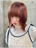 くびれミディ.韓国.韓国ヘア.レイヤーカット.ミディアムレイヤー