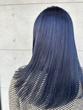 イブヘアー(eve hair) ♪ブリーチ/ネイビー/色落ちグレー