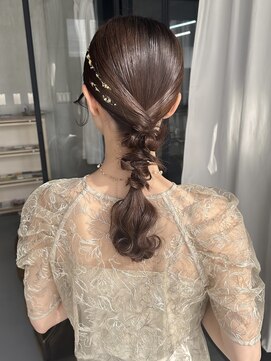 カイコヘアーアンドアートスタジオ(kaiko hair&art studio) ローポニーアレンジ