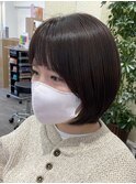 【青葉区】艶めく夜空の髪色♪神秘的なチャコールグレージュ