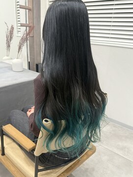 ヘアー アトリエ アンジー(Hair Atelier Angee) ミントグリーンカラー♪