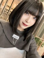 クム(kumu)&nbsp;ナチュラルミディ/顔周りおくれ毛/レイヤー/20代/30代/名古屋/栄