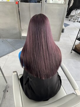 トゥルークリエイション 渋谷(True Creation) ワイン系のラベンダーで一味違う可愛さを！