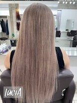 ルシア 京都四条河原町烏丸(LuciA)&nbsp;【レミー100%/54cm】シールエクステ×ホワイトミルクテーカラー