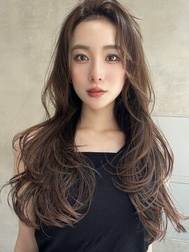 アルテ(ARTE) 【ARTE表参道/青山】顔まわりレイヤーセミロング×透明感カラー