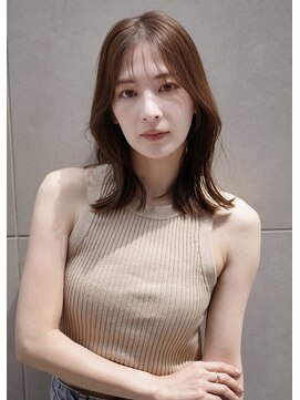 ヴィオットバイサロン(Viot by Salon) healthy medium 前髪あり　くびれミディアム　ベージュ【有村】