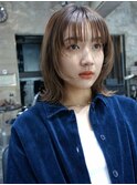 【MINX】似合わせ小顔ウェーブミディアム__銀座/髪質改善