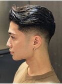 フェードカットニュアンスパーマ