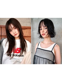 女性の印象を左右する顔回りのデザインは、細かいニュアンスが重要―。ショートカットとの相性も◎[上野駅]