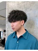 メンズサロン キング 心斎橋店(Men’s salon K!ng) ホワイトメッシュ/ツイスト/ツイスパ/パーマ/メンズ/眉毛/心斎橋