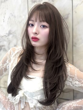 シーシンジュク 新宿南口(Sea shinjuku) 大人ガーリー×ダークアッシュ[似合わせカット/ミディアム]